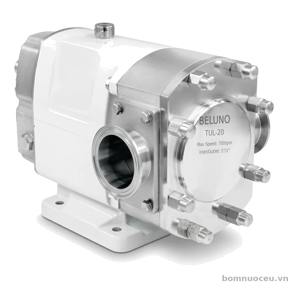 Bơm bánh răng thùy thực phẩm Beluno TUL-20
