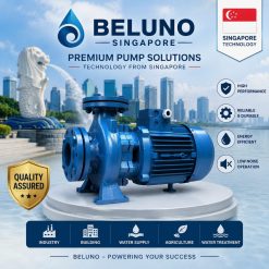 Bơm ly tâm trục ngang Beluno Singapore dòng CX thân gang, động cơ 3 pha